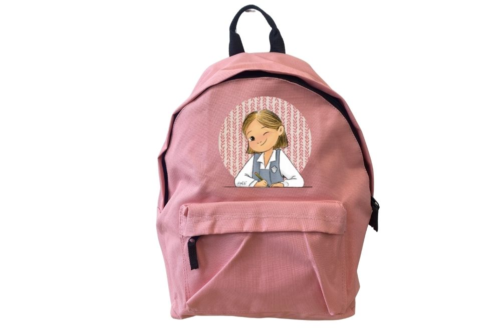 Mochila pequeña rosa